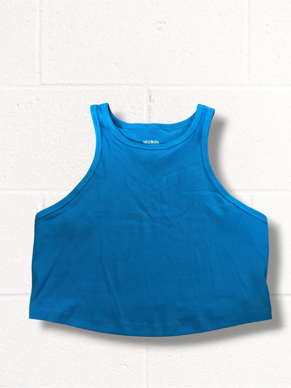 (✨FREE WITH PURCHASE) NEW Wild Fable Blue Ribbed Tank Top in Bright Blue, XXL